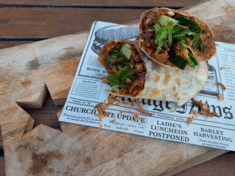 Wrap Pulled-Chicken
