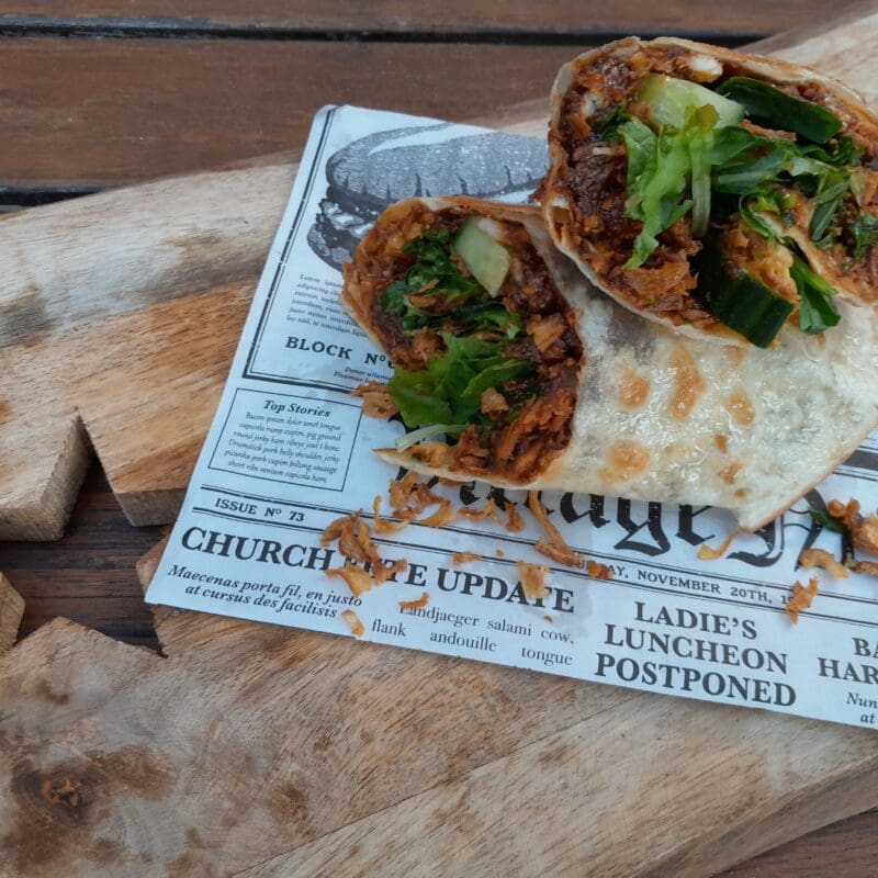Wrap Pulled-Chicken