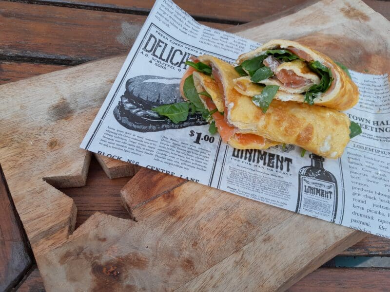 Keto-wrap Zalm