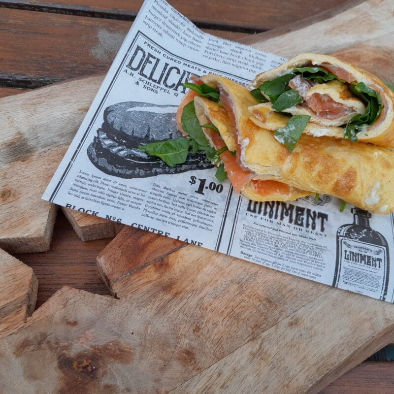 Keto-wrap Zalm